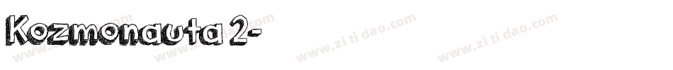 Kozmonauta 2字体转换